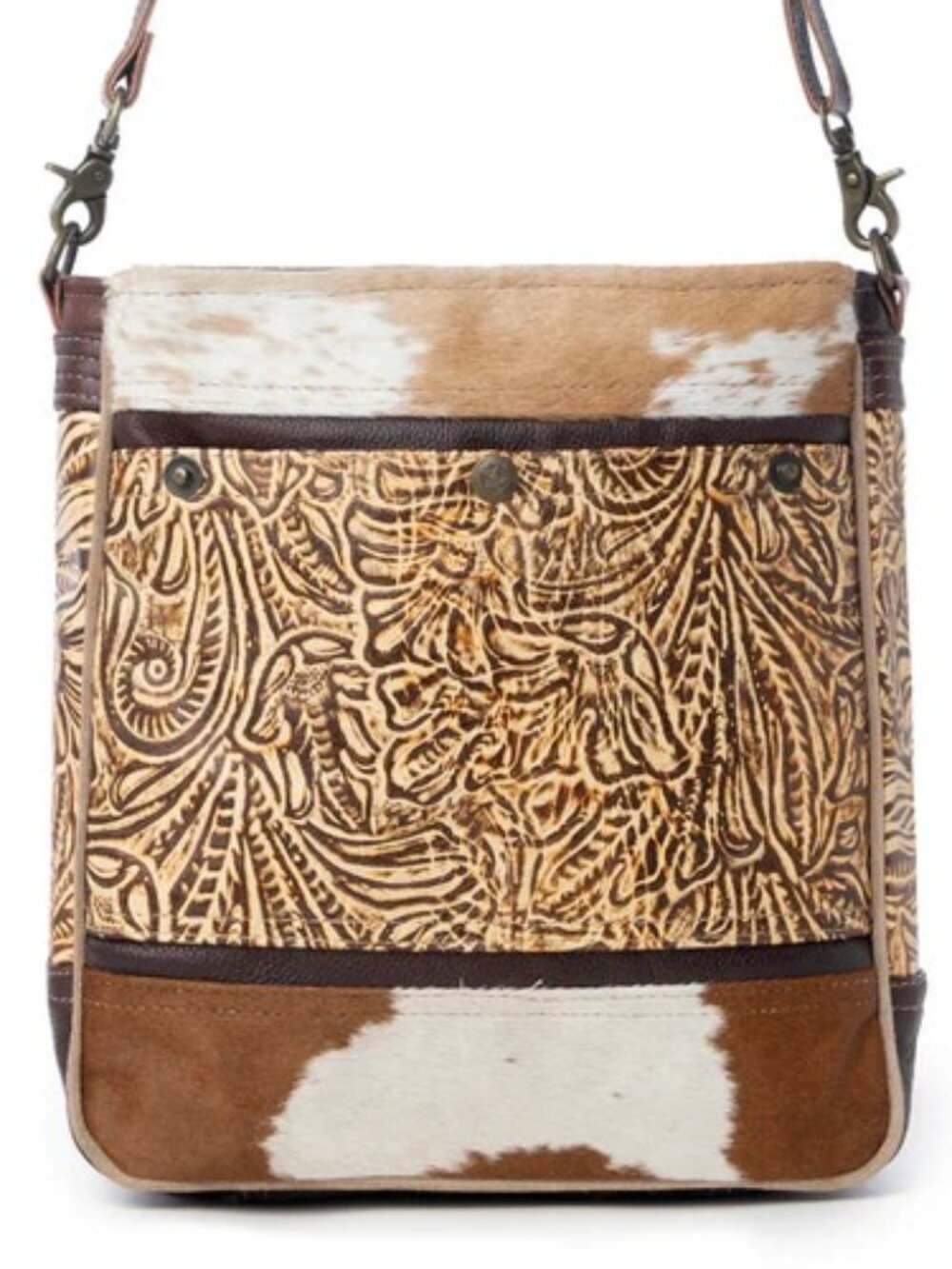 Myra Hair On Leather Bag.